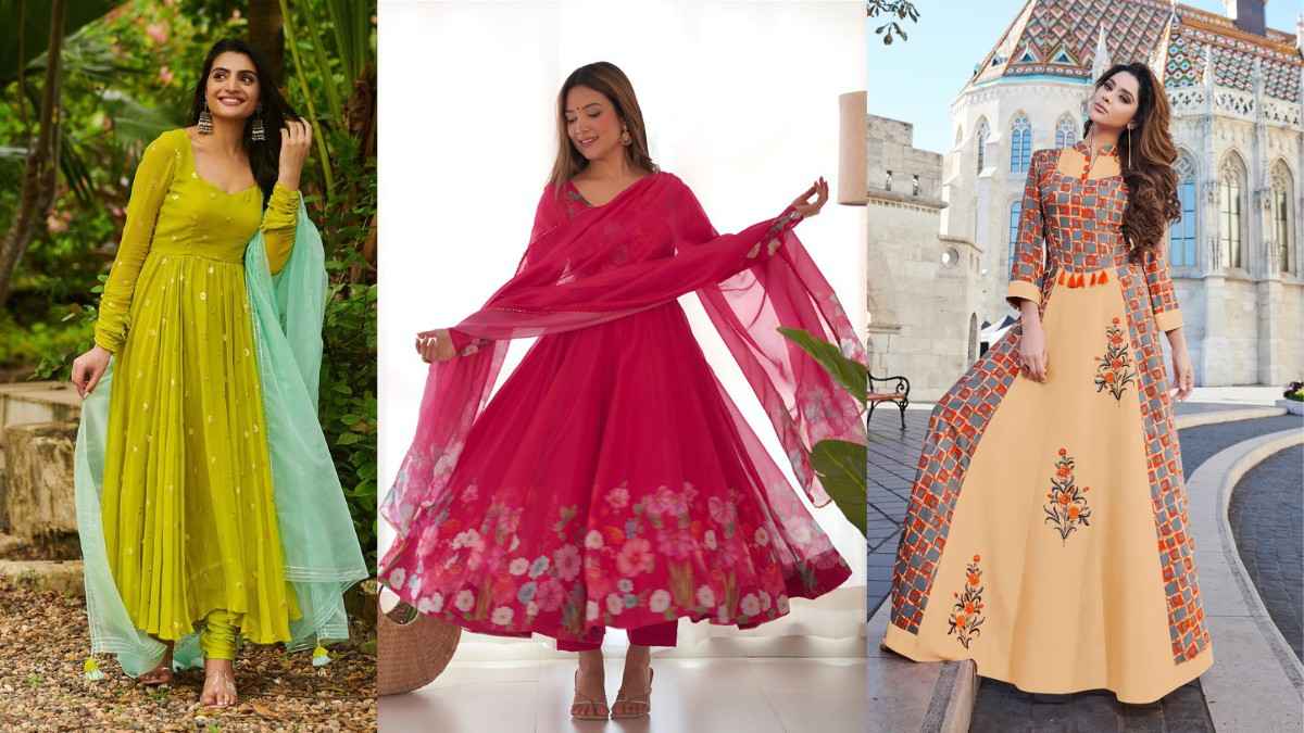 Lightweight Anarkali Style Kurtis in Hindi